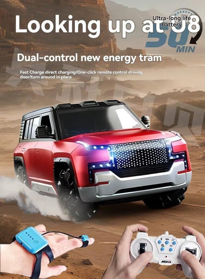 Junona 1:12 Scale Rechargeable Moka U8 Remote Control Drift Car with EV Power Charge Station | Auto Park, Light & Music Best Christmas/Birthday Gift for Kids/Childrens - Image 5